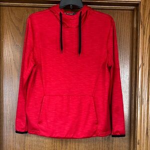 Tek Gear cherry red hoodie.  Size L